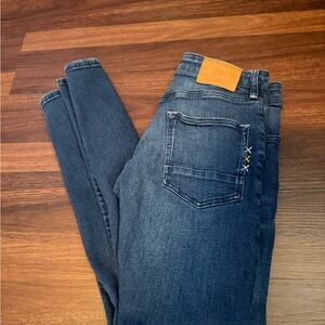 Scotch & Soda Dark Blue Skinny Jeans